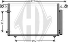 Diederichs DCC1671 - Condensator, climatizare aaoparts.ro