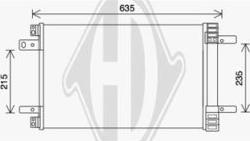 Diederichs DCC2002 - Condensator, climatizare aaoparts.ro