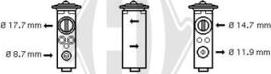 Diederichs DCE1062 - Supapa expansiune, clima aaoparts.ro