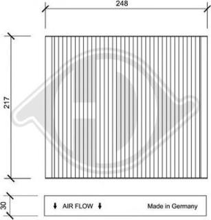 Diederichs DCI0063 - Filtru, aer habitaclu aaoparts.ro