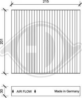 Diederichs DCI0109 - Filtru, aer habitaclu aaoparts.ro