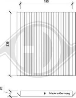 Diederichs DCI0204 - Filtru, aer habitaclu aaoparts.ro