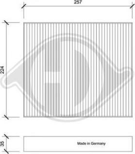 Diederichs DCI0213 - Filtru, aer habitaclu aaoparts.ro