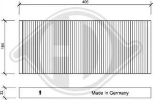 Diederichs DCI1095 - Filtru, aer habitaclu aaoparts.ro