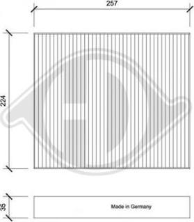 Diederichs DCI1213 - Filtru, aer habitaclu aaoparts.ro