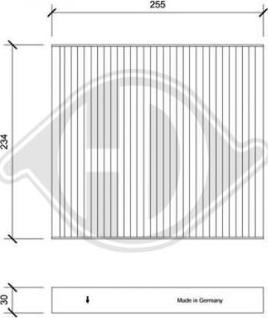 Diederichs DCI1236 - Filtru, aer habitaclu aaoparts.ro