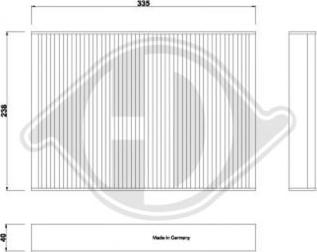 Diederichs DCI1279 - Filtru, aer habitaclu aaoparts.ro