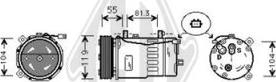 Diederichs DCK1026 - Compresor, climatizare aaoparts.ro