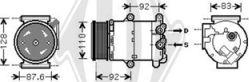 Diederichs DCK1282 - Compresor, climatizare aaoparts.ro