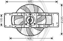 Diederichs DCL1181 - Ventilator, radiator aaoparts.ro