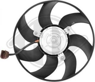 Diederichs DCL1229 - Ventilator, radiator aaoparts.ro