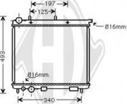 Diederichs DCM1723 - Radiator, racire motor aaoparts.ro