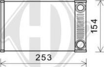 Diederichs DCM3915 - Schimbator caldura, incalzire habitaclu aaoparts.ro