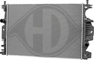 Diederichs DCM3934 - Radiator, racire motor aaoparts.ro