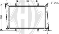 Diederichs DCM3510 - Radiator, racire motor aaoparts.ro