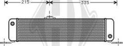 Diederichs DCO1034 - Radiator ulei, ulei motor aaoparts.ro