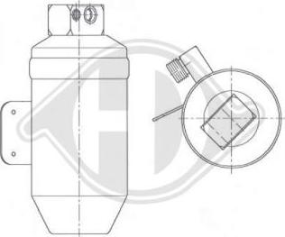 Diederichs DCT1169 - Uscator,aer conditionat aaoparts.ro