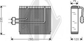 Diederichs DCV1150 - Evaporator,aer conditionat aaoparts.ro
