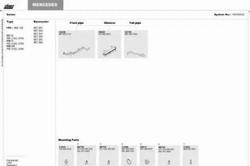 Dinex 150100533 - Sistem de esapament aaoparts.ro