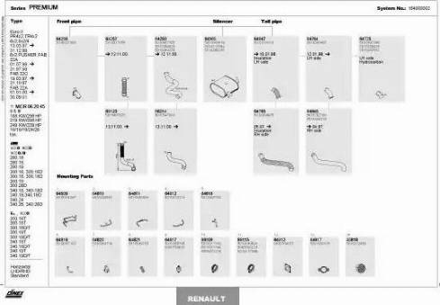 Dinex 164000002 - Sistem de esapament aaoparts.ro