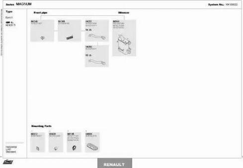 Dinex 164100033 - Sistem de esapament aaoparts.ro