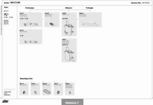 Dinex 164100032 - Sistem de esapament aaoparts.ro