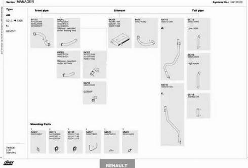Dinex 164101018 - Sistem de esapament aaoparts.ro
