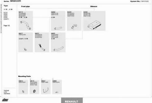 Dinex 164101022 - Sistem de esapament aaoparts.ro