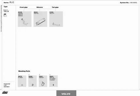 Dinex 180100052 - Sistem de esapament aaoparts.ro