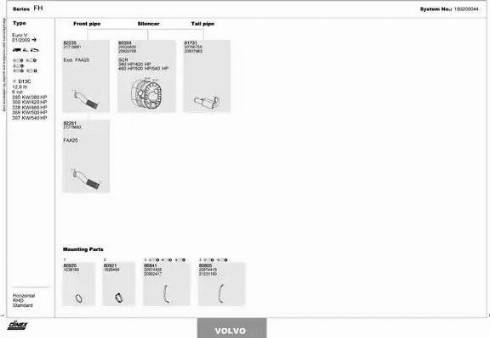 Dinex 180200044 - Sistem de esapament aaoparts.ro