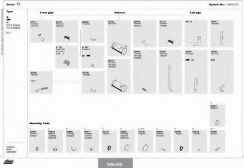 Dinex 180201013 - Sistem de esapament aaoparts.ro