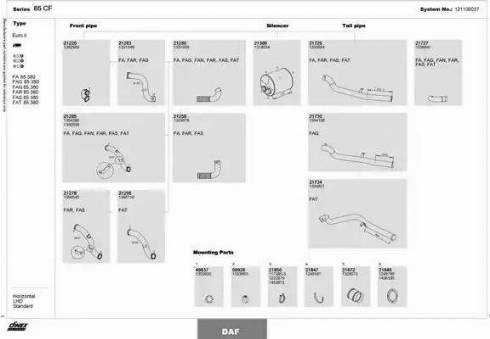 Dinex 121100037 - Sistem de esapament aaoparts.ro