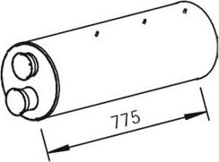 Dinex 80448 - Toba esapamet intermediara aaoparts.ro