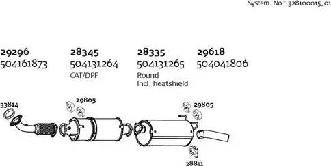 Dinex 328100015_01 - Sistem de esapament aaoparts.ro