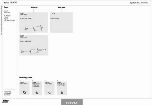 Dinex 372000011 - Sistem de esapament aaoparts.ro