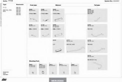 Dinex 250200007 - Sistem de esapament aaoparts.ro