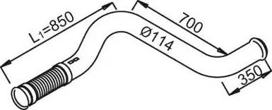 Dinex 21180 - Racord evacuare aaoparts.ro