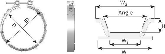 Dinex 68858 - Conector teava, sistem de esapament aaoparts.ro