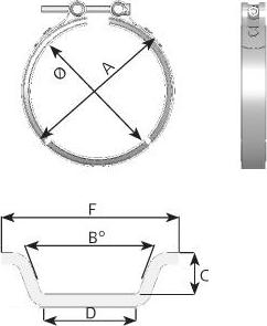 Dinex 73809 - Conector teava, sistem de esapament aaoparts.ro