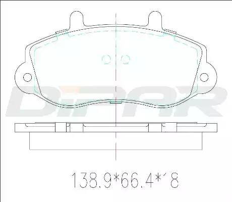 Ditas DFB3260 - Set placute frana,frana disc aaoparts.ro