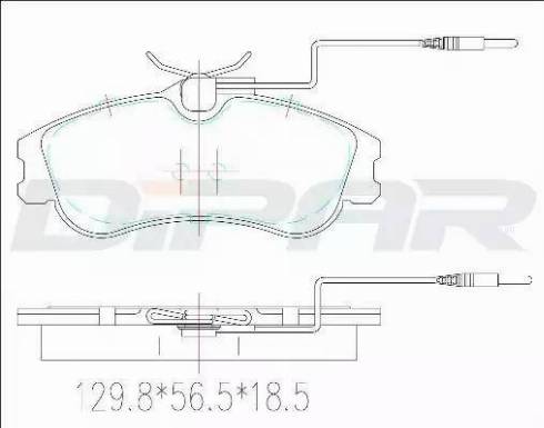 Ditas DFB2260 - Set placute frana,frana disc aaoparts.ro