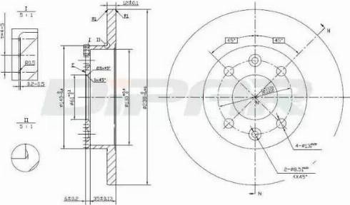 Ditas DFD1003 - Disc frana aaoparts.ro