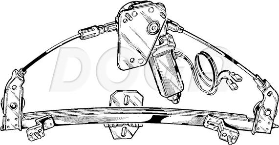 DOGA 100686 - Mecanism actionare geam aaoparts.ro