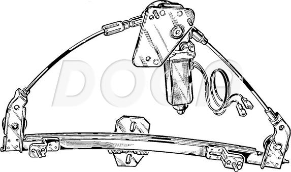 DOGA 100682 - Mecanism actionare geam aaoparts.ro