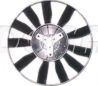 DOGA EVW037 - Ventilator, radiator aaoparts.ro