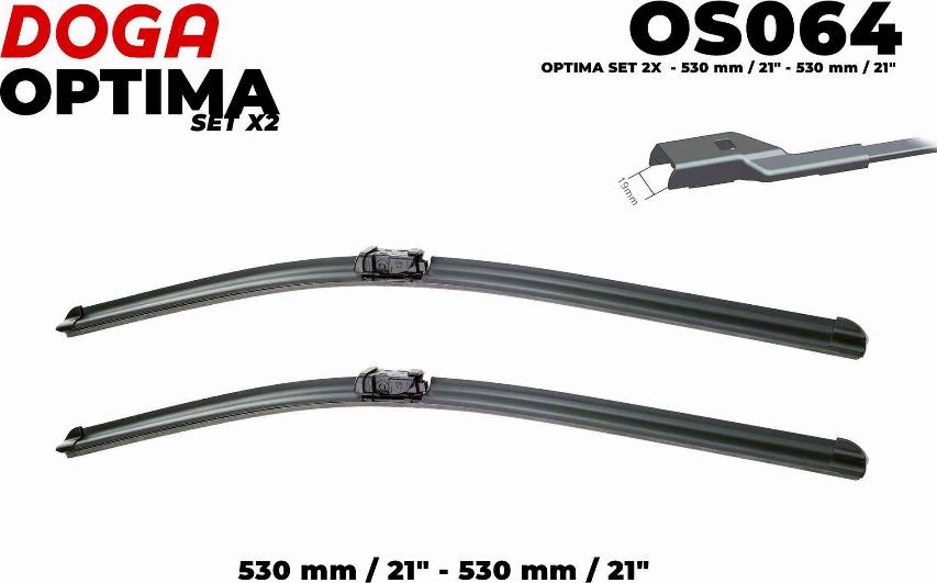 DOGA OS064 - Lamela stergator aaoparts.ro