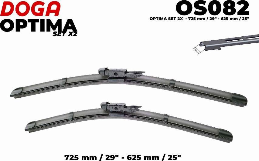 DOGA OS082 - Lamela stergator aaoparts.ro