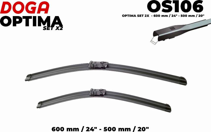 DOGA OS106 - Lamela stergator aaoparts.ro