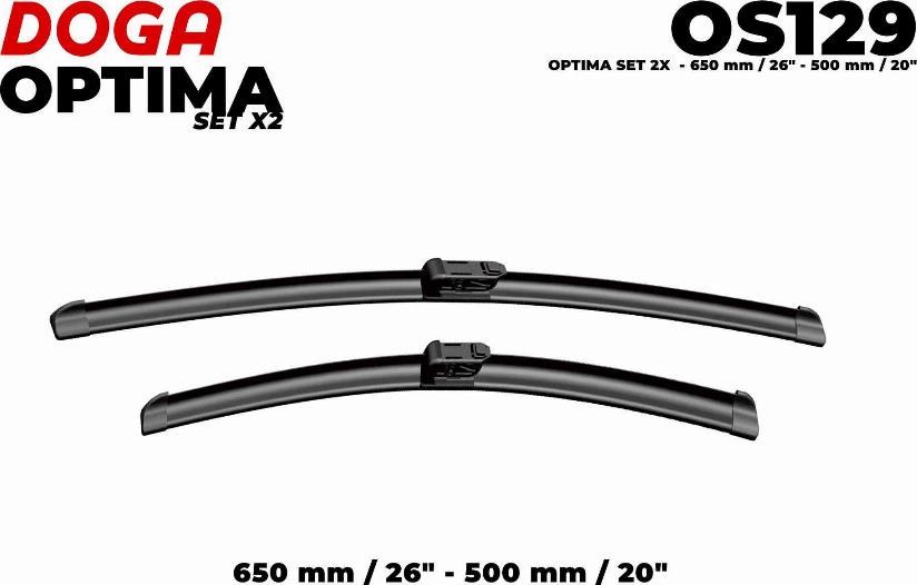 DOGA OS129 - Lamela stergator aaoparts.ro