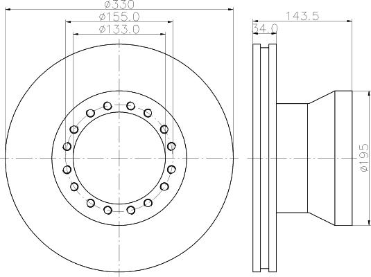 DON CVD590 - Disc frana aaoparts.ro